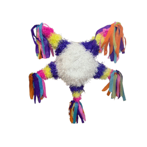 Medium Five Point Star White Ball Pinata