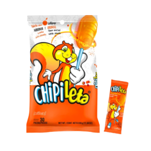 Dulces Anahuac Chipileta Naranja 30pc