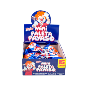 Ricolino Mini Paleta Payaso 15pc