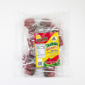 Dulces Del Sol Sandia Sin Chile Gigante 20pc