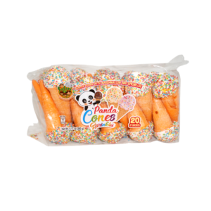 Safari Panda Cone Sprinkles 20pc
