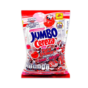 D.L.R Jumbo Cereza Paleta 24pc
